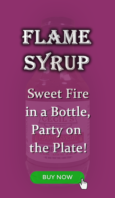 Cecil's Flame Syrup BBQ Sauce