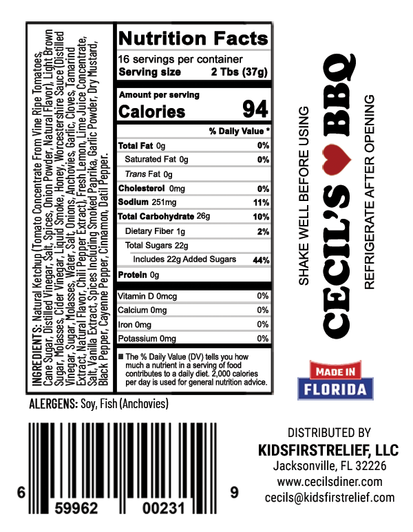 Cecil's Original BBQ Sauce