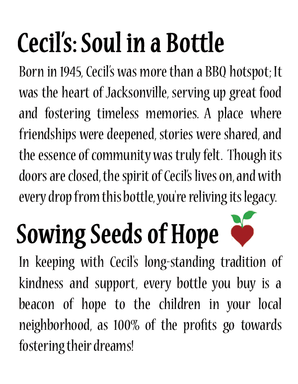 Cecil's Spicy BBQ Sauce